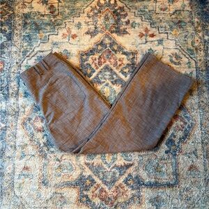 Vintage 80s Quagmire Brown Striped Pants Size 32